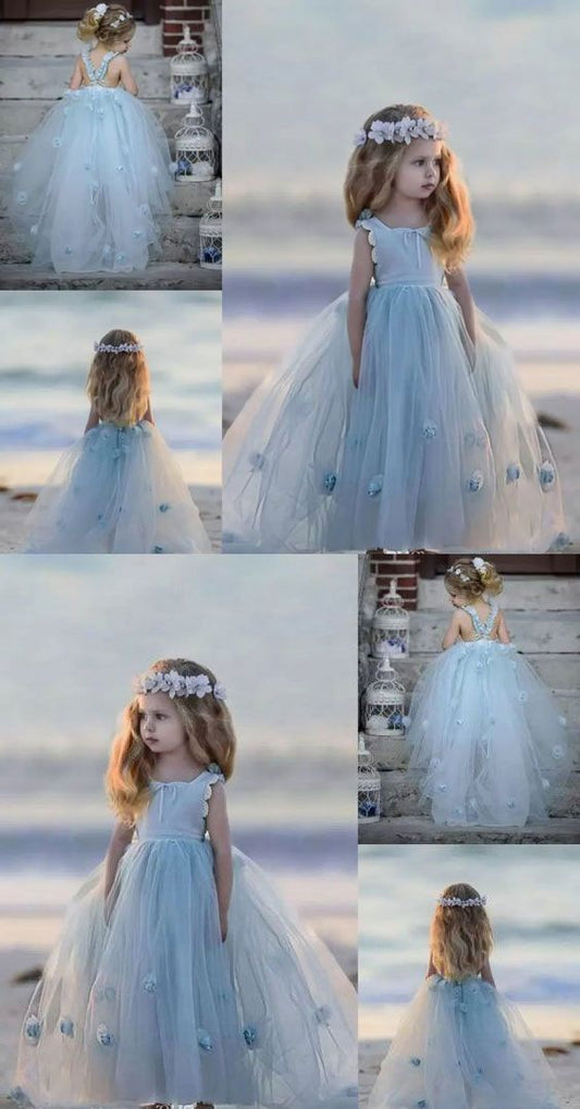 Princess Floor Length Flower Girl Homecoming Dresses Mckenzie Dress CD12109