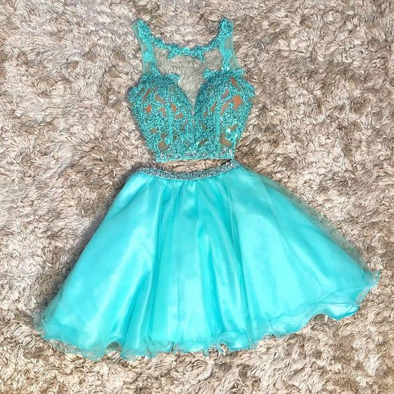 Short Nylah Homecoming Dresses Two Pieces CD23763